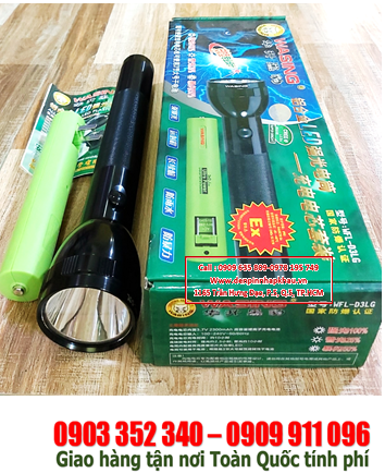 Đèn pin siêu sáng Wasing WFL-D3LG chiếu xa 500m chính hãng (Bảo hành 1 năm)| ĐANG CÒN HÀNG